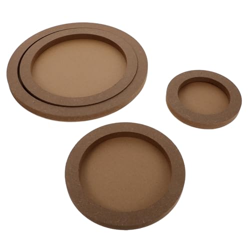 Tofficu 4 Stück Teiliges Runde DIY Bilderrahmen aus Holz und Handgefertigte Leichte Clay Fotorahmen Bemalbar und Multifunktional für Kreative Fotodekoration Tofficu 4 Stück Teiliges Runde DIY Bilderrahmen aus Holz und Handgefertigte Leichte Clay Fotorahmen Bemalbar und Multifunktional für Kreative Fotodekoration von Tofficu