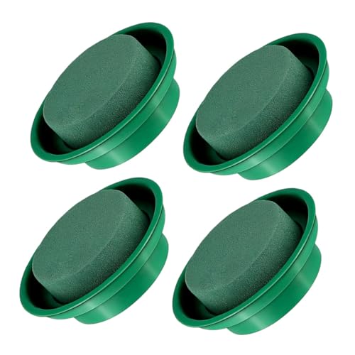 Tofficu 4 Stück Teiliges Runde Steckmasse mit Schale Hochwertige Blumenschlamm blöcke für Frische und Künstliche Blumen Starke Wasseraufnahme für Langlebige Blumengestecke DIY Tofficu 4 Stück Teiliges Runde Steckmasse mit Schale Hochwertige Blumenschlamm blöcke für Frische und Künstliche Blumen Starke Wasseraufnahme für Langlebige Blumengestecke DIY von Tofficu