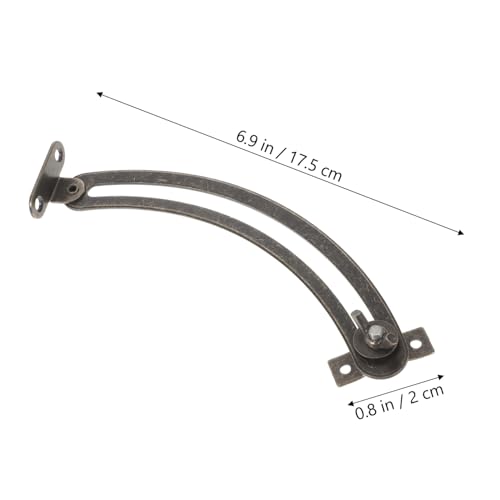 Tofficu 4 Stück Teiliges Scharnier Lift Up Hängescharnier mit Soft Close Funktion Verstellbarer Deckelhalter aus Robustem Geräuscharm für Küchenschränke und Klapptüren von Tofficu