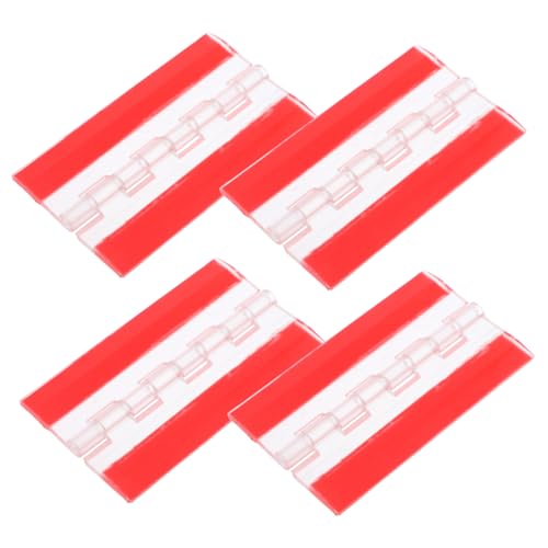 Tofficu 4 Stück Teiliges Selbstklebendes Klappscharnierset Stark Haftende Scharniere für Schmuckkästen Möbelreparatur und DIY Bastelprojekte Schnelle Montage ohne Werkzeug Vielseitig von Tofficu