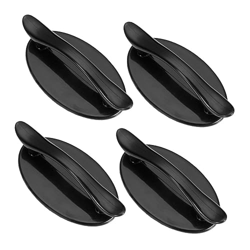 Tofficu 4 Stück Teiliges Selbstklebendes Schrankgriff Abs Einfache Montage ohne Bohren Kratzfest Ersatzgriffe für Fenster Schränke Schiebetüren Schwarze Oberfläche Tofficu 4 Stück Teiliges Selbstklebendes Schrankgriff Abs Einfache Montage ohne Bohren Kratzfest Ersatzgriffe für Fenster Schränke Schiebetüren Schwarze Oberfläche von Tofficu