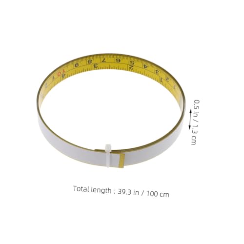 Tofficu 4 Stück Teiliges Selbstklebendes Stahlmaßband mit Metrischer und Imperialer Maßeinteilung Selbstklebender Robuster für Holzarbeit und Präzises Messen Tofficu 4 Stück Teiliges Selbstklebendes Stahlmaßband mit Metrischer und Imperialer Maßeinteilung Selbstklebender Robuster für Holzarbeit und Präzises Messen von Tofficu