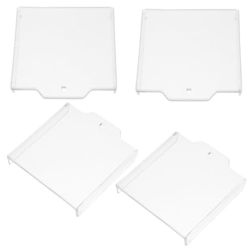 Tofficu 4 Stück Teiliges Transparente Schalterabdeckung für Schalter Schutzabdeckung für Manuelle Notrufknöpfe Hochtransparente Abdeckung für zu Hause Büro von Tofficu