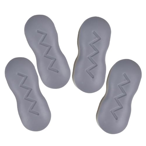 Tofficu 4 Stück Toilettensitz Stoßdämpfer Geräuschdämpfende Selbstklebende Polster für Wc sitz Langlebige Gummipuffer Einfache Montage Passend für Standard toilettendeckel Tofficu 4 Stück Toilettensitz Stoßdämpfer Geräuschdämpfende Selbstklebende Polster für Wc sitz Langlebige Gummipuffer Einfache Montage Passend für Standard toilettendeckel von Tofficu