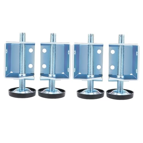 Tofficu 4 Stück Verstellbare Möbelbeine Metall Möbelfüße Schwerlast Nivellierfüße für Sofa Schrank Tisch Höhenverstellbar Möbelgleiter Bodenschoner Silber Tofficu 4 Stück Verstellbare Möbelbeine Metall Möbelfüße Schwerlast Nivellierfüße für Sofa Schrank Tisch Höhenverstellbar Möbelgleiter Bodenschoner Silber von Tofficu