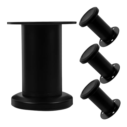 Tofficu 4 Stück Verstellbare Möbelbeine Sofa Ersatzbeine Ersatz-sofabeine Unterstützung Elevation Bett Verstellbares Bein Universal- DIY Unterstützt Beine Höhe Black Stahl Tofficu 4 Stück Verstellbare Möbelbeine Sofa Ersatzbeine Ersatz-sofabeine Unterstützung Elevation Bett Verstellbares Bein Universal- DIY Unterstützt Beine Höhe Black Stahl von Tofficu