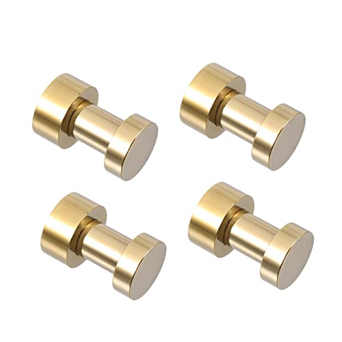 Tofficu 4 Stück Wandmontierte Handtuchhaken für Badezimmer Wasserdichte Rostfreie Aufbewahrungslösung ohne Bohren für Handtücher Mäntel und Gold mit Schrauben Tofficu 4 Stück Wandmontierte Handtuchhaken für Badezimmer Wasserdichte Rostfreie Aufbewahrungslösung ohne Bohren für Handtücher Mäntel und Gold mit Schrauben von Tofficu