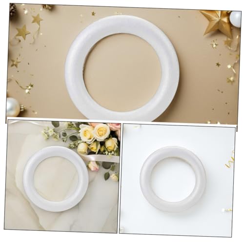 Tofficu 4stücke Schaumstoffkreise Zum Basteln Runde Bastelringe Aus Kranzbasis Für Hochzeit Weihnachten Blumenprojekte Kranzzubehör Tofficu 4stücke Schaumstoffkreise Zum Basteln Runde Bastelringe Aus Kranzbasis Für Hochzeit Weihnachten Blumenprojekte Kranzzubehör von Tofficu