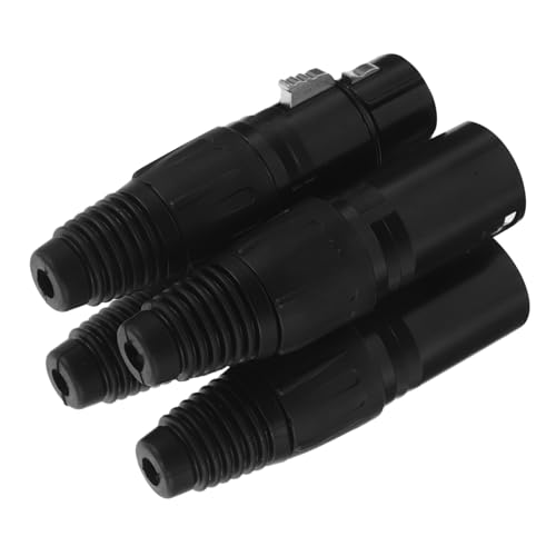 Tofficu 4 Stück Xlr Stecker Buchsenadapter mit Versilberten Kupferkontakten Präzise Audiokabelverbinder für Mikrofon und Audio-Mischsystem Kompatibel mit Professionellen Audio Tofficu 4 Stück Xlr Stecker Buchsenadapter mit Versilberten Kupferkontakten Präzise Audiokabelverbinder für Mikrofon und Audio-Mischsystem Kompatibel mit Professionellen Audio von Tofficu