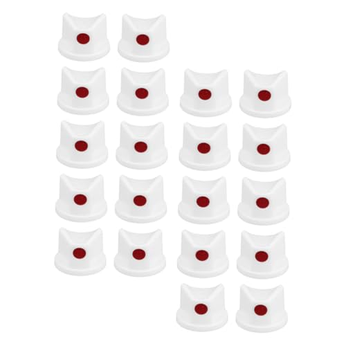 Tofficu 40 Stück Teiliges Sprühdosen Ersatzdüsen Kunststoffköpfe Gleichmäßige Sprühmuster Einfache Montage Kompatibel Robustes Material für Präzises Lackieren und Graffiti von Tofficu