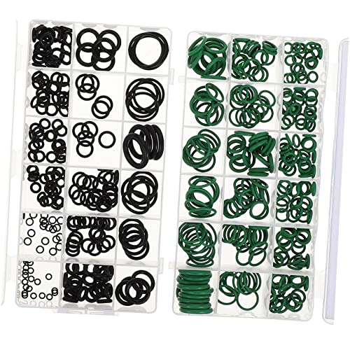 Tofficu 495 Stück Teiliges Gummi O Ring Dichtungsset für Auto Klimaanlage und Wasserhahn Flexibler Öl und Wasserresistenter Kompressor Dichtungsring mit Sortierbox Hitzebeständig C bis C von Tofficu