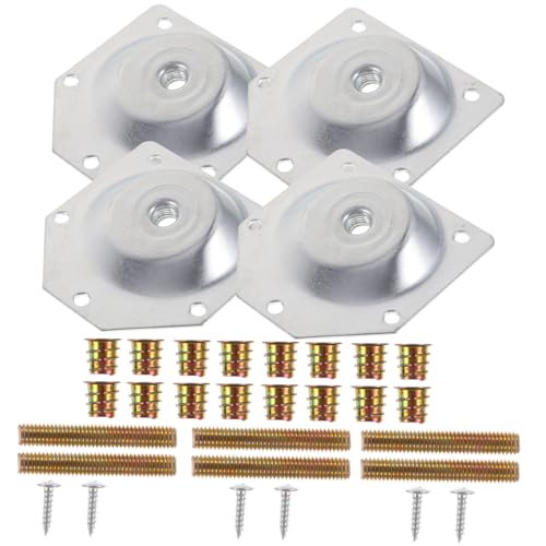 Tofficu 4stücke Teiliges Set Möbelbeschläge Mit Schrägen Beinen Für Stabile Holzverbindungen Hochwertige Halterungen Und Schrauben Für Tisch Stuhl Und Schrank Silber Tofficu 4stücke Teiliges Set Möbelbeschläge Mit Schrägen Beinen Für Stabile Holzverbindungen Hochwertige Halterungen Und Schrauben Für Tisch Stuhl Und Schrank Silber von Tofficu