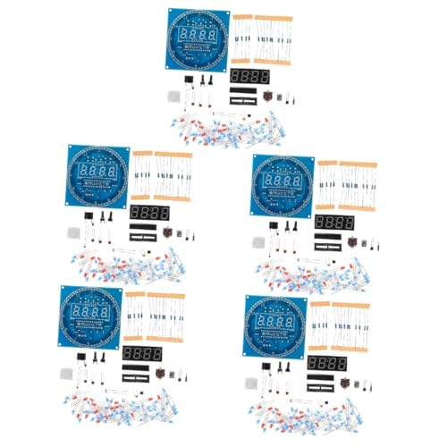 Tofficu 5 Sets Elektronisches Uhren Kit Wecker Digital Kleine Digitaluhr Großes Display Badezimmeruhr Schreibtisch LED Große Digitaluhr Digitales DIY Uhren Kit Elektronische Tofficu 5 Sets Elektronisches Uhren Kit Wecker Digital Kleine Digitaluhr Großes Display Badezimmeruhr Schreibtisch LED Große Digitaluhr Digitales DIY Uhren Kit Elektronische von Tofficu