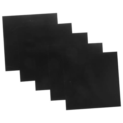 Tofficu 5 Stck Teiliges Aluminiumplatten Schwarz Eloxiert Robuste Industrie Aluminiumbleche für DIY Basteln Glatte Oberfläche Rostfrei Vielseitig Einsetzbar Tofficu 5 Stck Teiliges Aluminiumplatten Schwarz Eloxiert Robuste Industrie Aluminiumbleche für DIY Basteln Glatte Oberfläche Rostfrei Vielseitig Einsetzbar von Tofficu