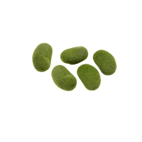 Tofficu 5 Stück Teiliges Künstliche Mooskugeln und Imitationsfelsen Grüne Dekosteine für Bonsai Deko Terrarien Blumentöpfe und DIY Mikro landschaften Naturgetreu und Langlebig Tofficu 5 Stück Teiliges Künstliche Mooskugeln und Imitationsfelsen Grüne Dekosteine für Bonsai Deko Terrarien Blumentöpfe und DIY Mikro landschaften Naturgetreu und Langlebig von Tofficu