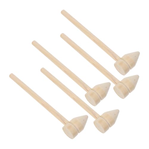 Tofficu 5 Stück Teiliges Mini Holzhammer für Handlich und Robust Vielseitig Nutzbar für Bausteine Archäologie Rollenspiele und Traditionelle Zhua Zhou Feierlichkeiten Sicheres Tofficu 5 Stück Teiliges Mini Holzhammer für Handlich und Robust Vielseitig Nutzbar für Bausteine Archäologie Rollenspiele und Traditionelle Zhua Zhou Feierlichkeiten Sicheres von Tofficu