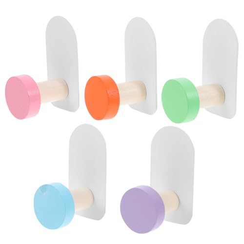 Tofficu 5 Stück Teiliges Set Selbstklebender Bunter Wandhaken für Handtücher Jacken Rucksäcke Kinderzimmern Badezimmern Türen ohne Bohren Erforderlich Tofficu 5 Stück Teiliges Set Selbstklebender Bunter Wandhaken für Handtücher Jacken Rucksäcke Kinderzimmern Badezimmern Türen ohne Bohren Erforderlich von Tofficu
