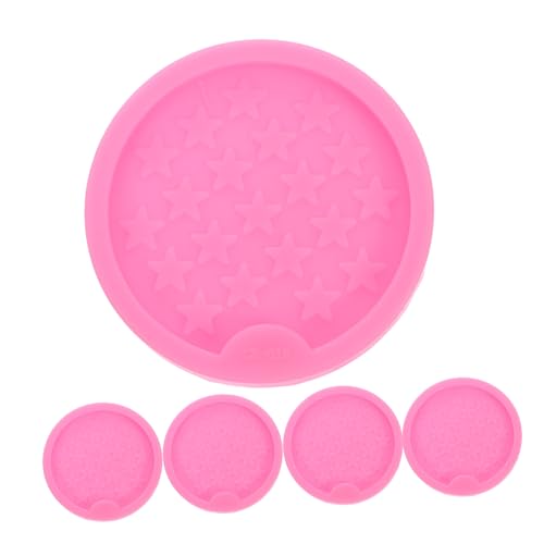 Tofficu 5 Stück Teiliges Silikon-untersetzer-formset mit Glatter Oberfläche Flexiblem Wiederverwendbarem Material für Epoxidharz-diy-handwerk und Kreative Bastelprojekte zu Hause Tofficu 5 Stück Teiliges Silikon-untersetzer-formset mit Glatter Oberfläche Flexiblem Wiederverwendbarem Material für Epoxidharz-diy-handwerk und Kreative Bastelprojekte zu Hause von Tofficu