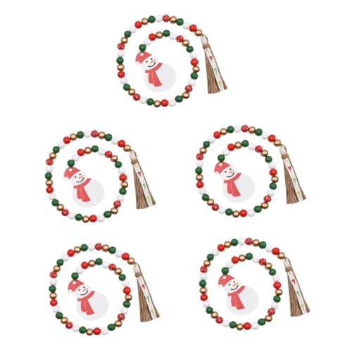 Tofficu 5 Stück Weihnachtsperlen Girlande Hochzeit Weihnachtsdekorationen Im Freien Weihnachtsschmuck Kranz Mit Quasten Hängend Perlengirlande Mit Quaste Ornamente Party Holz Tofficu 5 Stück Weihnachtsperlen Girlande Hochzeit Weihnachtsdekorationen Im Freien Weihnachtsschmuck Kranz Mit Quasten Hängend Perlengirlande Mit Quaste Ornamente Party Holz von Tofficu