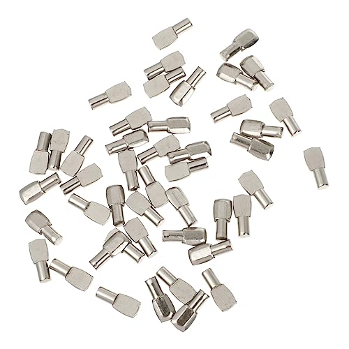 Tofficu 50 Stück Löffelform Regalbodenträger Stahl für Möbel und Schränke Einfache Installation ohne Werkzeuge Langlebig und Stabil für Einlegeböden Küchen und von Tofficu