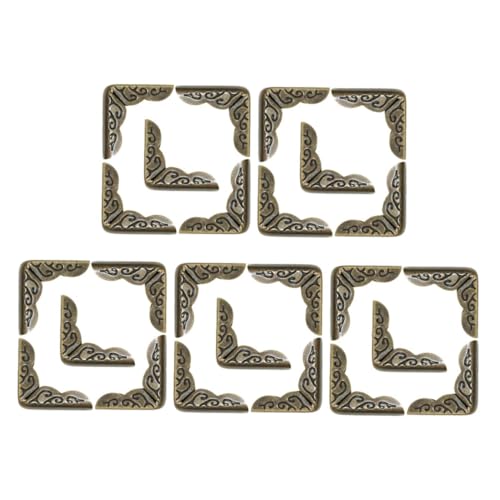 Tofficu 50 Stück Metalleckenschutz Buchecken Vintage Antik Bronze Buchschutzecken Dekorative Kantenschoner Für Fotoalben Notizbücher Menüs Scrapbooking DIY Tofficu 50 Stück Metalleckenschutz Buchecken Vintage Antik Bronze Buchschutzecken Dekorative Kantenschoner Für Fotoalben Notizbücher Menüs Scrapbooking DIY von Tofficu
