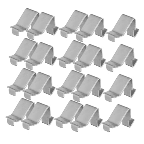 Tofficu 50 Stück Teiliges Metall Regalbodenträger Starker Halteclip für Aktenschrank Bücherregal Kleiderschrank Schnelle Montage Robuste Klammern für Holz Spanplatte Metallregale in Büro Tofficu 50 Stück Teiliges Metall Regalbodenträger Starker Halteclip für Aktenschrank Bücherregal Kleiderschrank Schnelle Montage Robuste Klammern für Holz Spanplatte Metallregale in Büro von Tofficu