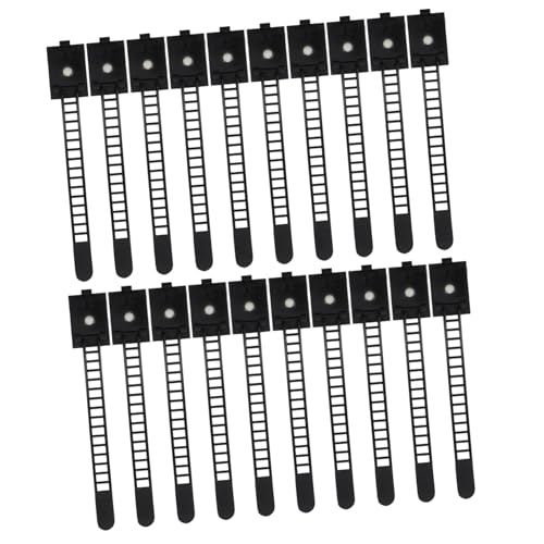 Tofficu 50 Stück Verstellbare Kabelclips Selbstklebend Kabelhalter Kabelmanagement für Schreibtisch und Tv Kabelschellen mit Mehrfach Schlitz Design zur Ordentlichen Kabelführung Tofficu 50 Stück Verstellbare Kabelclips Selbstklebend Kabelhalter Kabelmanagement für Schreibtisch und Tv Kabelschellen mit Mehrfach Schlitz Design zur Ordentlichen Kabelführung von Tofficu
