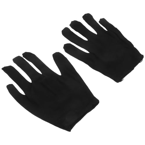 Tofficu 6 Paare Schwarze Baumwoll arbeitshandschuhe Dicke Vielseitige Schutzhandschuhe für Herren und Damen für Fertigung Qualitätskontrolle Schmuck Münzprüfung Robuste Laborhandschuhe Tofficu 6 Paare Schwarze Baumwoll arbeitshandschuhe Dicke Vielseitige Schutzhandschuhe für Herren und Damen für Fertigung Qualitätskontrolle Schmuck Münzprüfung Robuste Laborhandschuhe von Tofficu