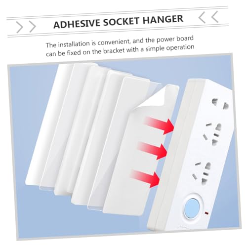 Tofficu 6 Paare Steckdosenhalterung aus Abs Selbstklebender Wand steckdosenbefestiger Kabelführender Steckdosenretainer für Ordentliche Schreibtische und Haushaltsorganisation ohne Bohren Tofficu 6 Paare Steckdosenhalterung aus Abs Selbstklebender Wand steckdosenbefestiger Kabelführender Steckdosenretainer für Ordentliche Schreibtische und Haushaltsorganisation ohne Bohren von Tofficu