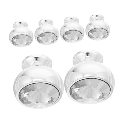 Tofficu 6 Stück Kristallklare Kunststoff Schrankgriffe Runde Einzelloch Möbelknöpfe Moderne Schubladengriffe für Kommode Küchenschrank Robust und Einfach zu Montieren DIY Möbel Zubehör Tofficu 6 Stück Kristallklare Kunststoff Schrankgriffe Runde Einzelloch Möbelknöpfe Moderne Schubladengriffe für Kommode Küchenschrank Robust und Einfach zu Montieren DIY Möbel Zubehör von Tofficu