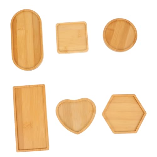 Tofficu 6 Stück Teiliges DIY Mosaik Holztablett Kreative Handgefertigte Servierplatte mit Verschiedenen Formen Stabile Holzwaren für Heimdeko und Bastelprojekte als Untersetzer und Tofficu 6 Stück Teiliges DIY Mosaik Holztablett Kreative Handgefertigte Servierplatte mit Verschiedenen Formen Stabile Holzwaren für Heimdeko und Bastelprojekte als Untersetzer und von Tofficu