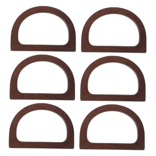 Tofficu 6stücke Holzgriffe D-förmig Als Ersatz Handgefertigt Für Taschen Zubehör Griffe Für Handtaschen Geldbörsen Griffe Aus Holz Für Strohhalme Strandtaschen Makramee Tofficu 6stücke Holzgriffe D-förmig Als Ersatz Handgefertigt Für Taschen Zubehör Griffe Für Handtaschen Geldbörsen Griffe Aus Holz Für Strohhalme Strandtaschen Makramee von Tofficu