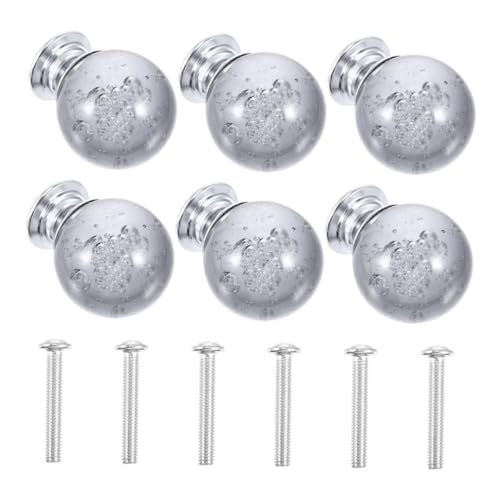 Tofficu 6 Stück Teiliges Kristallglas Möbelgriffe mit Blasenoptik Elegante und Schrankgriffe Einfach zu Montieren Modernes Design Geeignet für Kleiderschränke Wohn und Büroräume Tofficu 6 Stück Teiliges Kristallglas Möbelgriffe mit Blasenoptik Elegante und Schrankgriffe Einfach zu Montieren Modernes Design Geeignet für Kleiderschränke Wohn und Büroräume von Tofficu