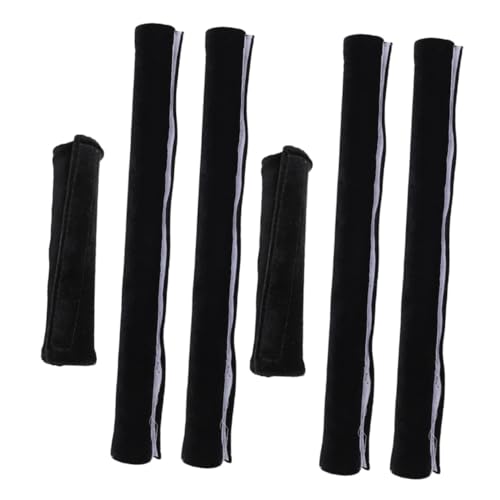 Tofficu 6 Stück Teiliges Kühlschrank Mikrowellengriffschutz aus Langlebigem Stoff Rutschfest und Ölresistent Schützende Türgriffhüllen für Küchengeräte Einfache Installation Schwarzes Tofficu 6 Stück Teiliges Kühlschrank Mikrowellengriffschutz aus Langlebigem Stoff Rutschfest und Ölresistent Schützende Türgriffhüllen für Küchengeräte Einfache Installation Schwarzes von Tofficu