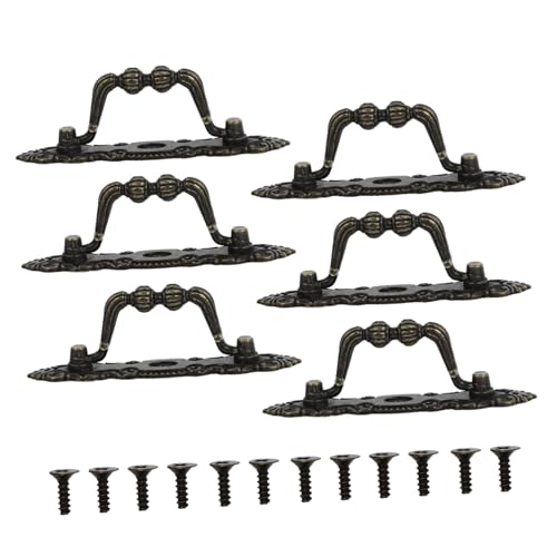 Tofficu 6 Stück Teiliges Vintage Möbelgriffe Schubladengriffe Antik Stil Schrankgriffe für Küchenschränke und Möbel im Europäischen Design Glatte Oberfläche Einfache Montage Tofficu 6 Stück Teiliges Vintage Möbelgriffe Schubladengriffe Antik Stil Schrankgriffe für Küchenschränke und Möbel im Europäischen Design Glatte Oberfläche Einfache Montage von Tofficu