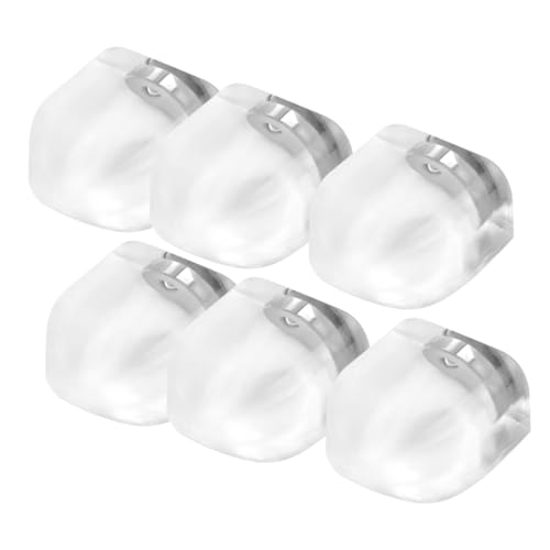 Tofficu 6 Stück Transparente Magnetische Türstopper für Bodenmontage Selbstklebend kein Bohren Rutschfest Schallreduzierend Weiches Silikon Stoßdämpfend für Wohnzimmer Büro Schlafzimmer von Tofficu