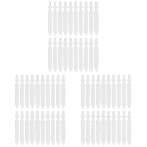 Tofficu 60 Stk Markierungsstiftspitze Kunststift Farbstifte nachfüllbar Punkt gießen Acrylmarker Ersatzspitzen Acrylstift Spitzen 0,7mm Lackstiftzubehör 0,7 mm Farbstiftspitzen Nylon Weiß von Tofficu