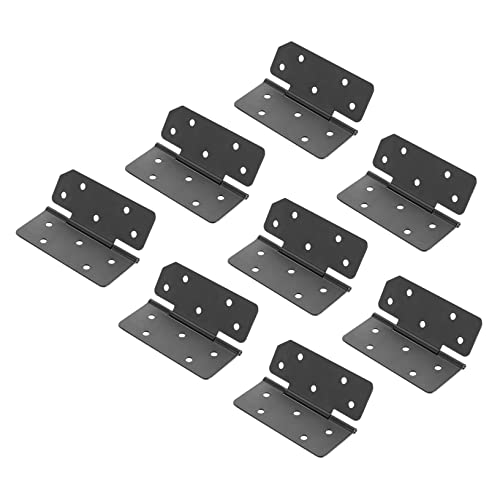 Tofficu 8 Stück Faltbare Tischstützen Scharnier Robuste Eisen Hardware für Möbel Praktische Möbelwerkzeuge mit Bremsfunktion und Sicherheitsverschluss für Klapptische und Schmale von Tofficu