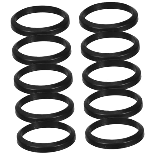 Tofficu 8 Stück Teiliges Gummi Dichtungsringe Kegelförmig Geformt für Waschbecken Abflussgarnituren und Gartenschläuche Effektive Abdichtung und Langlebige Gummiqualität von Tofficu