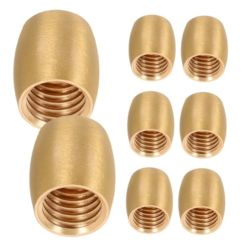 Tofficu 8 Stück Teiliges Messingmöbelfuß Schneidebretter Tabletts und Schmuckkästchen Kegelförmige Robuste Möbelbeine aus Messing rutschfeste Unterlagen Schutz für Oberflächen und Tofficu 8 Stück Teiliges Messingmöbelfuß Schneidebretter Tabletts und Schmuckkästchen Kegelförmige Robuste Möbelbeine aus Messing rutschfeste Unterlagen Schutz für Oberflächen und von Tofficu