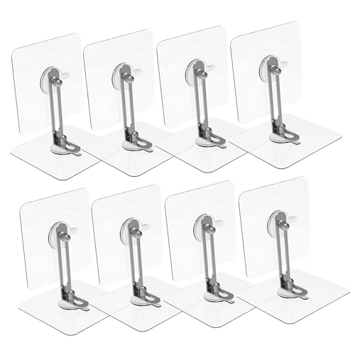 Tofficu 8 Stück Teiliges Selbstklebend ohne Bohren Metall Anti Kipp Schutz für Bücherregale Schränke Kommoden rutschfest Einfach Anzubringen Sicherheitsverbessernd für Kinderzimmer und Tofficu 8 Stück Teiliges Selbstklebend ohne Bohren Metall Anti Kipp Schutz für Bücherregale Schränke Kommoden rutschfest Einfach Anzubringen Sicherheitsverbessernd für Kinderzimmer und von Tofficu