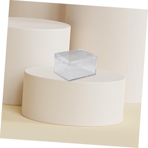 Tofficu 8 Stück Teiliges Transparente Rechteckige Aufbewahrungsboxen aus Bruchsicherem PC Kleine Vitrinen für Insekten Muschelsammlung Langlebig Leicht zu Reinigen für Sammler und von Tofficu