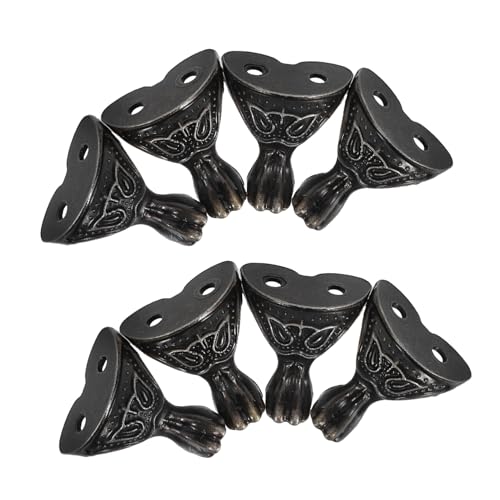 Tofficu 8 Stück Teiliges Vintage Metall Eckfüße aus Zinklegierung für Schmuckkästen und Geschenkboxen Stabile Retro Möbelbeine mit Antirutsch Schutz für Heimdekoration Tofficu 8 Stück Teiliges Vintage Metall Eckfüße aus Zinklegierung für Schmuckkästen und Geschenkboxen Stabile Retro Möbelbeine mit Antirutsch Schutz für Heimdekoration von Tofficu
