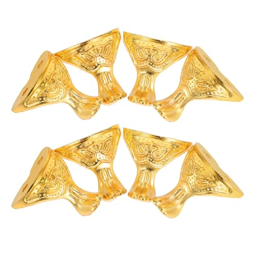 Tofficu 8 Stück Teiliges Vintage Metall Möbelbeine aus Zinklegierung Kleine Dekorative Boxfüße und Eckschutz für Schmuckkästen Geschenkboxen Möbel Stabile rutschfeste Retro-füße für Tofficu 8 Stück Teiliges Vintage Metall Möbelbeine aus Zinklegierung Kleine Dekorative Boxfüße und Eckschutz für Schmuckkästen Geschenkboxen Möbel Stabile rutschfeste Retro-füße für von Tofficu