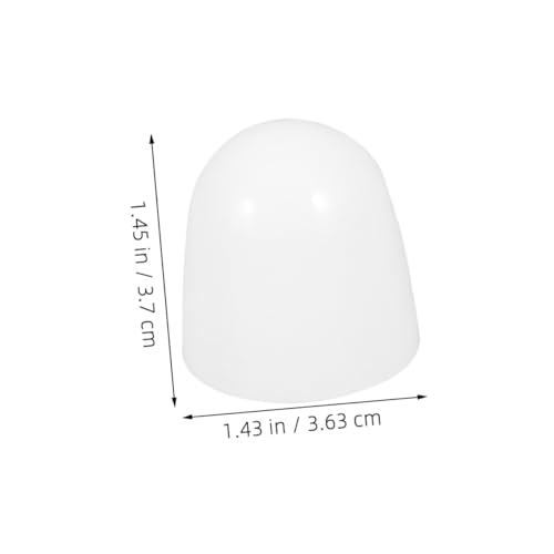 Tofficu 8 Stück Teiliges Wc Schraubenabdeckkappen aus Robustem Kunststoff Dekorative Toilettenbolzen Schutzkappen Einfache Montage Passend für Toilettensitz Befestigung Stilvolle von Tofficu