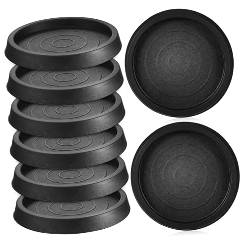Tofficu 8 Stück Teiliges rutschfeste Gummi Möbelpads Runde Möbelgleiter Robuste Bodenschutz Stopper für Sofas Schränke Stühle Geräuschdämpfend und Kratzfest von Tofficu