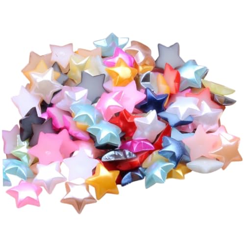 Tofficu 80 Stück Halbe Perlen Stern Deko Perlen Bunte DIY Schmuck Bastelperlen für Kleidung Handwerk Kunstprojekte Erwachsene Tofficu 80 Stück Halbe Perlen Stern Deko Perlen Bunte DIY Schmuck Bastelperlen für Kleidung Handwerk Kunstprojekte Erwachsene von Tofficu