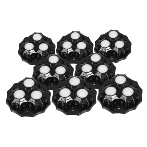 Tofficu 8stücke Möbelrollen Selbstklebend Schwarz Drehbare Universalrollen Für Küchengeräte Und Arbeitsplatten Mit Dreifacher Schneeflockenkugelstruktur Für Leisen Betrieb Tofficu 8stücke Möbelrollen Selbstklebend Schwarz Drehbare Universalrollen Für Küchengeräte Und Arbeitsplatten Mit Dreifacher Schneeflockenkugelstruktur Für Leisen Betrieb von Tofficu