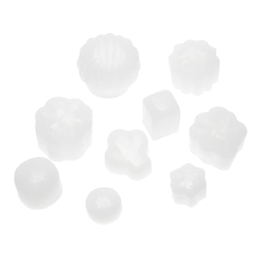 Tofficu 9 Stück Teiliges Silikon Gießform Kaktus und Sukkulenten Form für DIY Kerzen Seifen Epoxidharz Handwerk Wiederverwendbar Leicht zu Reinigen für Individuelle Duftkerzen und von Tofficu