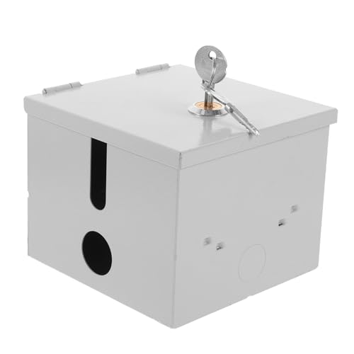 Tofficu Abschließbare Wetterfeste Elektrische Schutzbox aus Robustem Eisen Outdoor Steckdosenabdeckung mit Diebstahlschutz für Garten Elektrogeräte Wetterbeständig und Tofficu Abschließbare Wetterfeste Elektrische Schutzbox aus Robustem Eisen Outdoor Steckdosenabdeckung mit Diebstahlschutz für Garten Elektrogeräte Wetterbeständig und von Tofficu